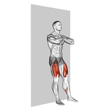 Bodyweight Wall Squat/وال اسکات با وزن بدن