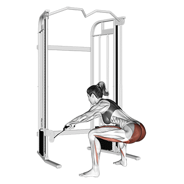 Cable Standing Hip Thrust/هیپ تراست ایستاده سیمکش