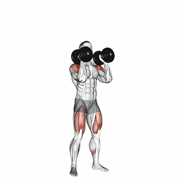 Dumbbell Push Press/پوش پرس دمبل