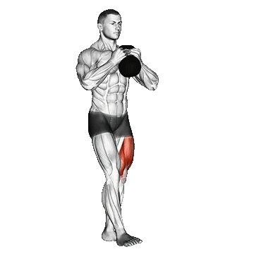 Kettlebell Pistol Squat/اسکات تک پا کتل بل
