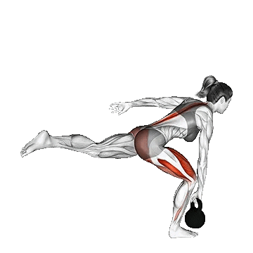 Kettlebell Single Leg Deadlift /ددلیفت تک پا کتل بل