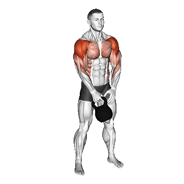 Kettlebell Slingshot/پاس کتل بل دور بدن