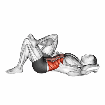 Hand Opposite Knee Crunch/کرانچ مورب