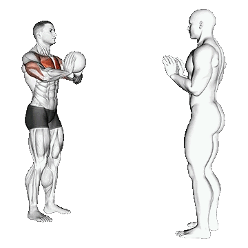 Medicine Ball Chest Pass/پاس توپ مدیسن کمکی