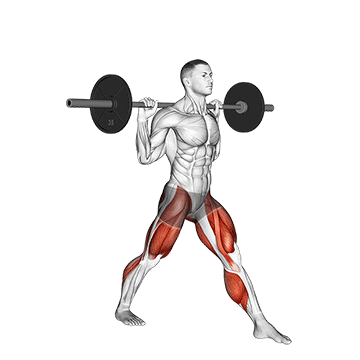 Barbell Split Jump/جامپ اسپلیت هالتر
