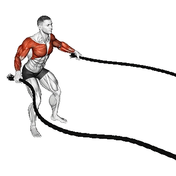 Battling Ropes Fly/بتل روپ فلای