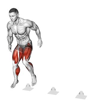 Cone Drill/حرکت به پهلو از مانع
