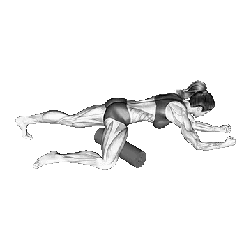 Foam Roll Hip Stretch/فوم رول داخل ران