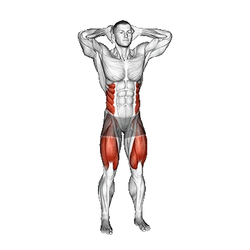Standing Side Crunch/کرانچ پهلو ایستاده
