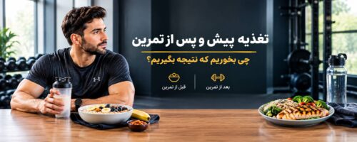 تغذیه پیش و پس از تمرین
